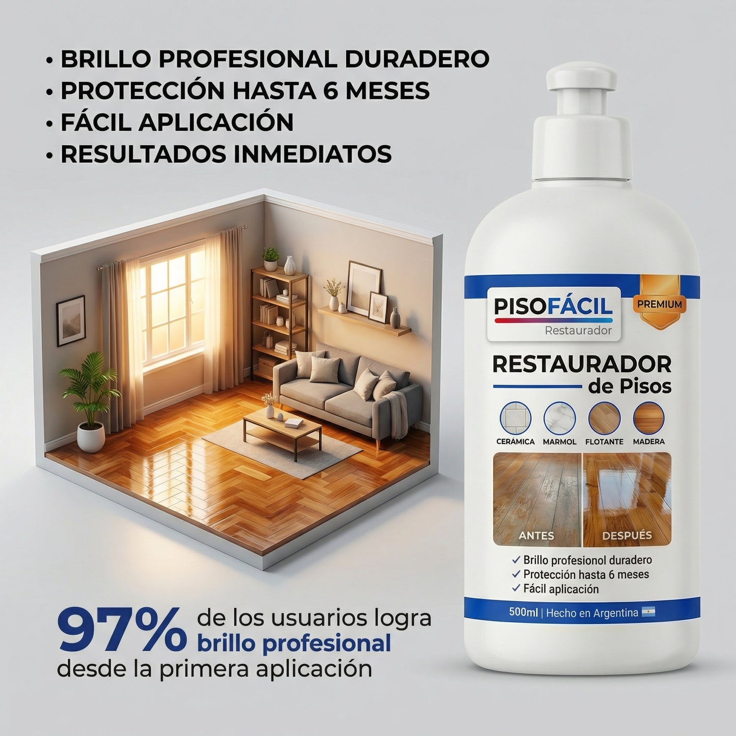 La solución completa para pisos como nuevos - Hot Sale 🔥