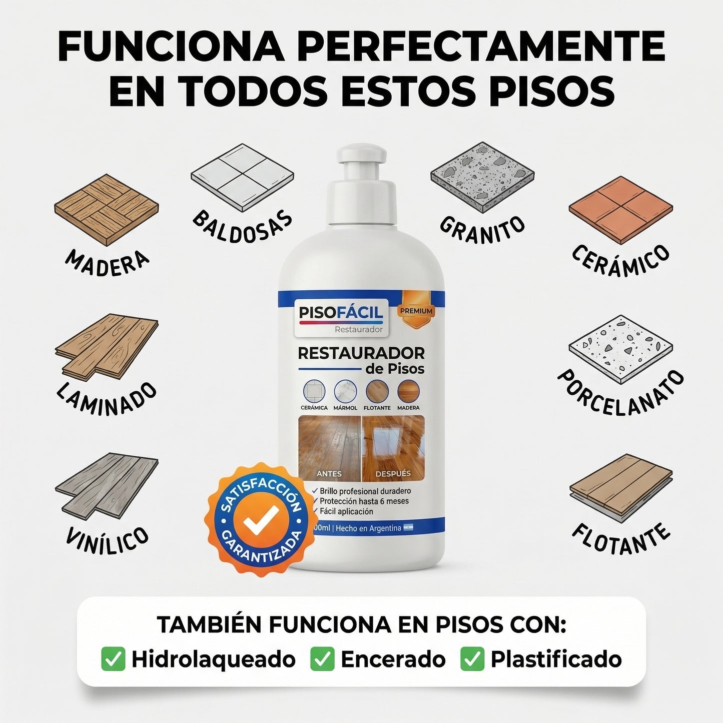 La solución completa para pisos como nuevos - Hot Sale 🔥